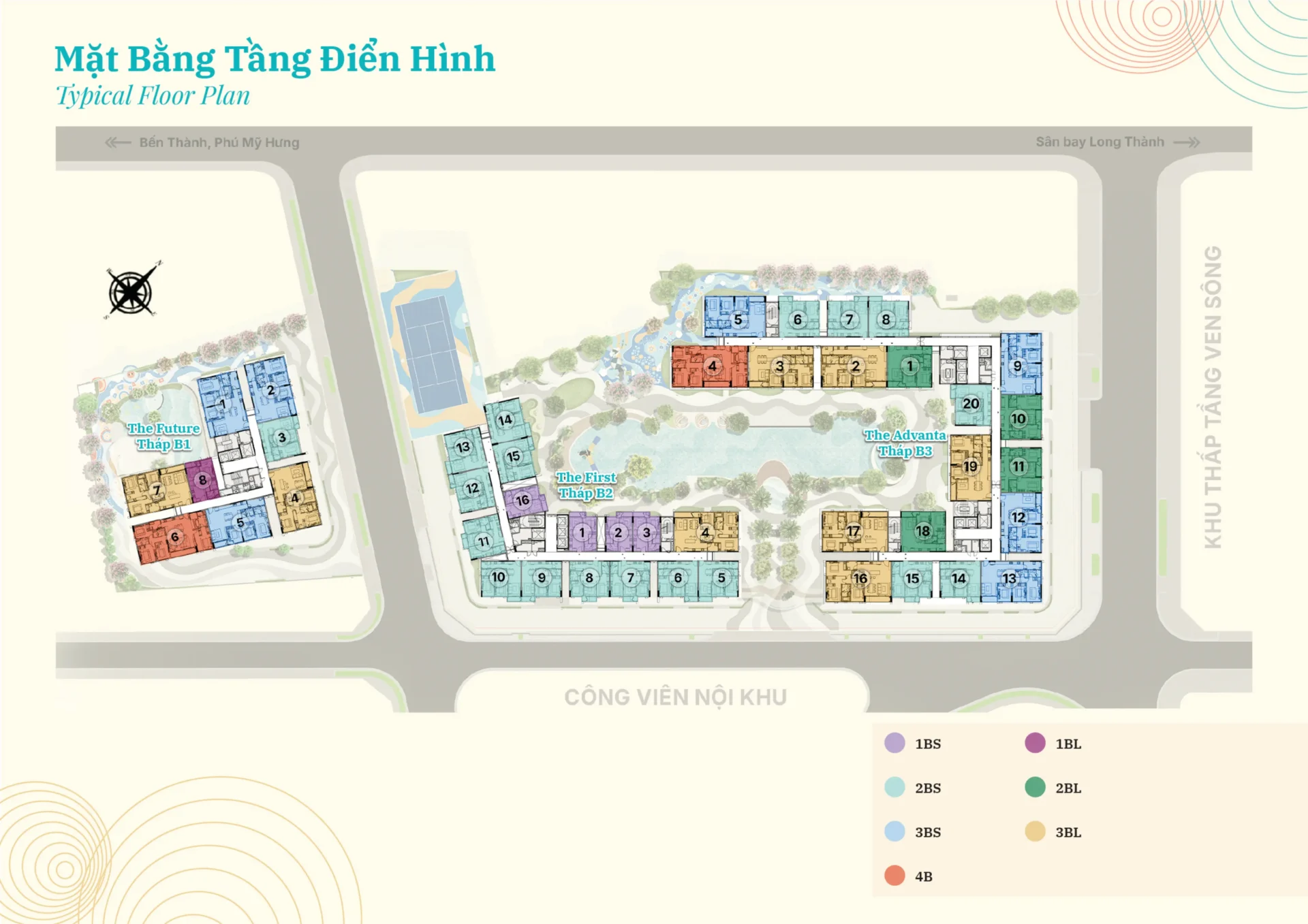 MẶT BẰNG TẦNG GLADIA HEIGHT