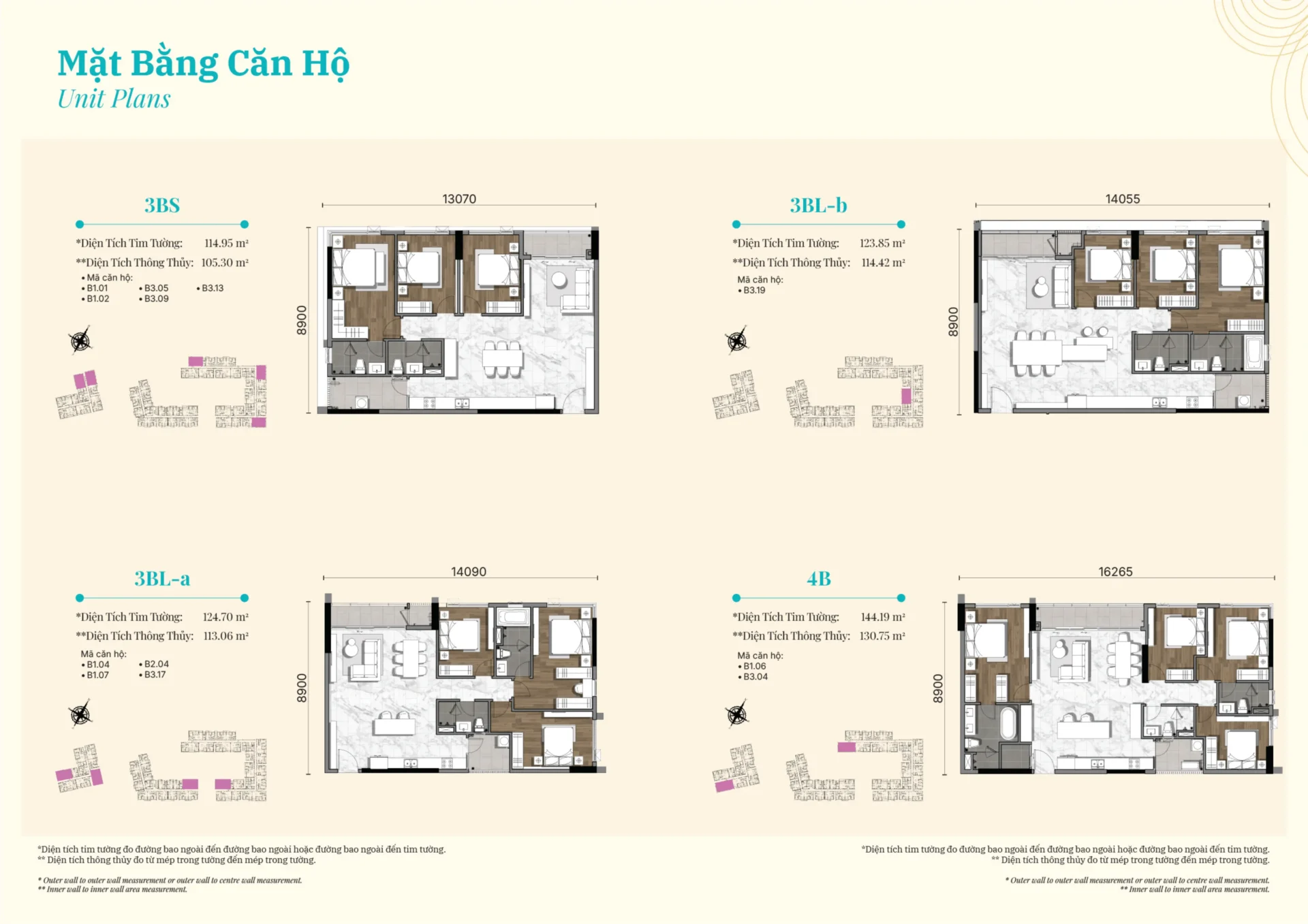 LAYOUT 3PN 4PN GLADIA HEIGHT KHANG DIEN